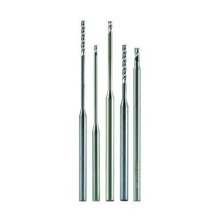 Morse Single End Mill, Center Cutting Miniature, Series 5916E, 0078 Cutter Dia, 212 Overall Length,  97565